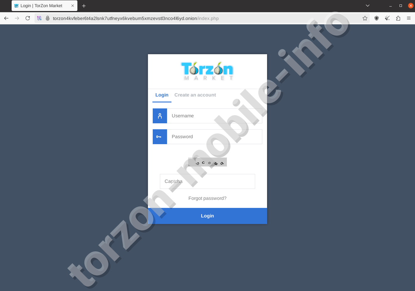 Torzon Darknet Market Secure Login Page